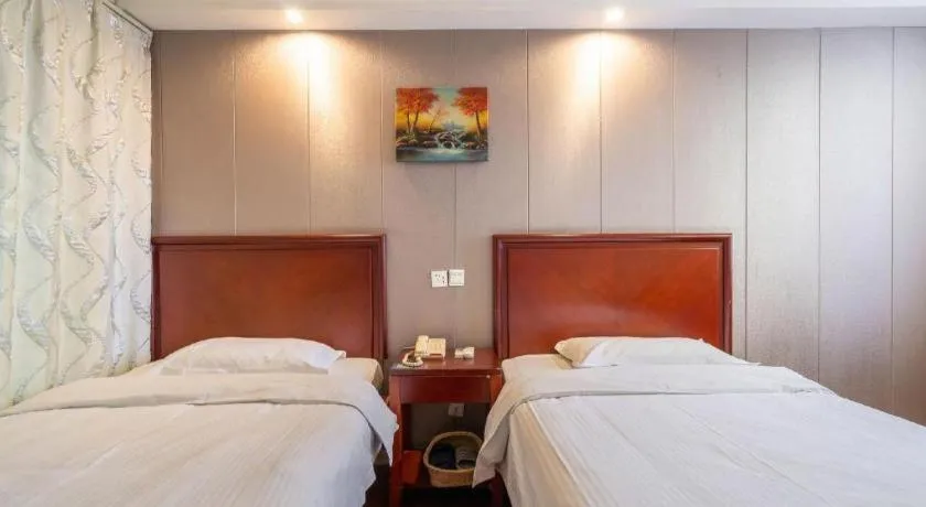 Bed in GreenTree Inn Wuxi Guangrui Road Hotel