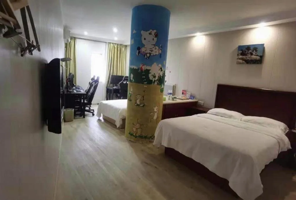 Bed in GreenTree Inn Wuxi Guangrui Road Hotel