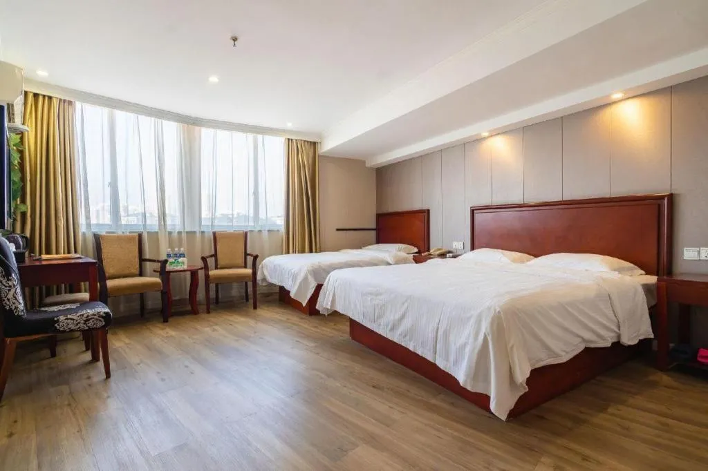 Bed in GreenTree Inn Wuxi Guangrui Road Hotel