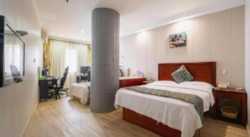 Bed in GreenTree Inn Wuxi Guangrui Road Hotel