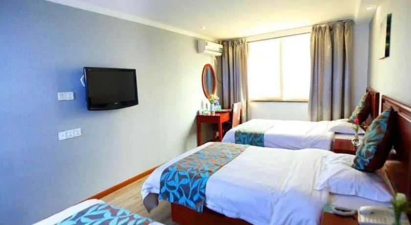Bed in GreenTree Inn Wuxi Guangrui Road Hotel