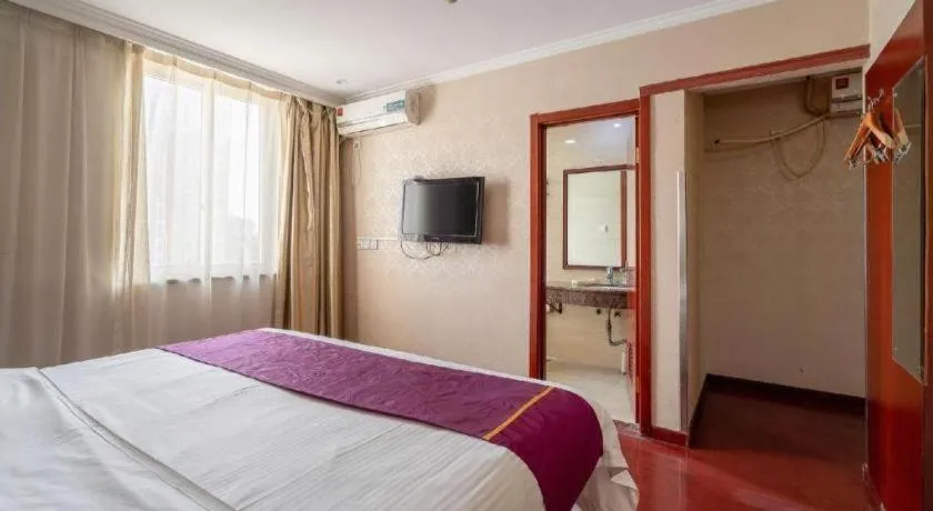 Bed in GreenTree Inn Wuxi Guangrui Road Hotel