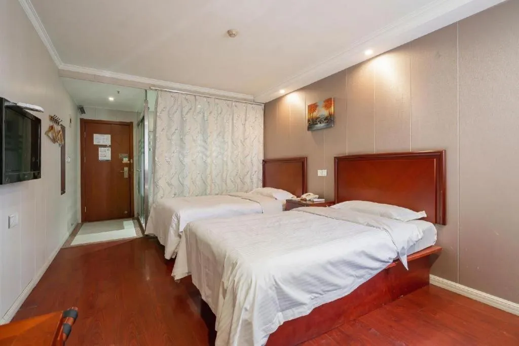 Bed in GreenTree Inn Wuxi Guangrui Road Hotel