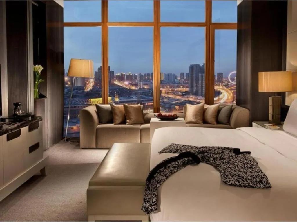 Bed in Banyan Tree Tianjin Riverside