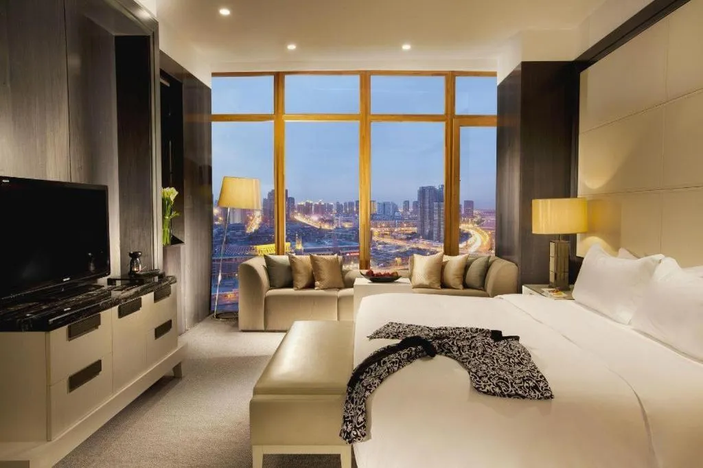 Bed in Banyan Tree Tianjin Riverside