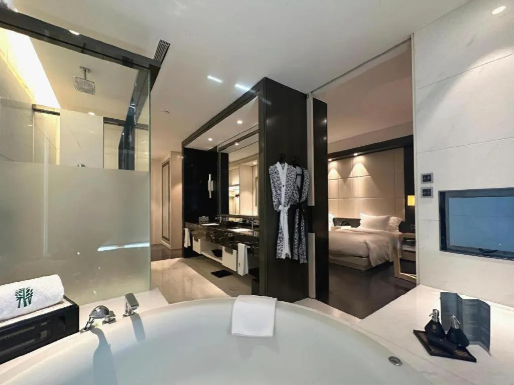 Bed in Banyan Tree Tianjin Riverside