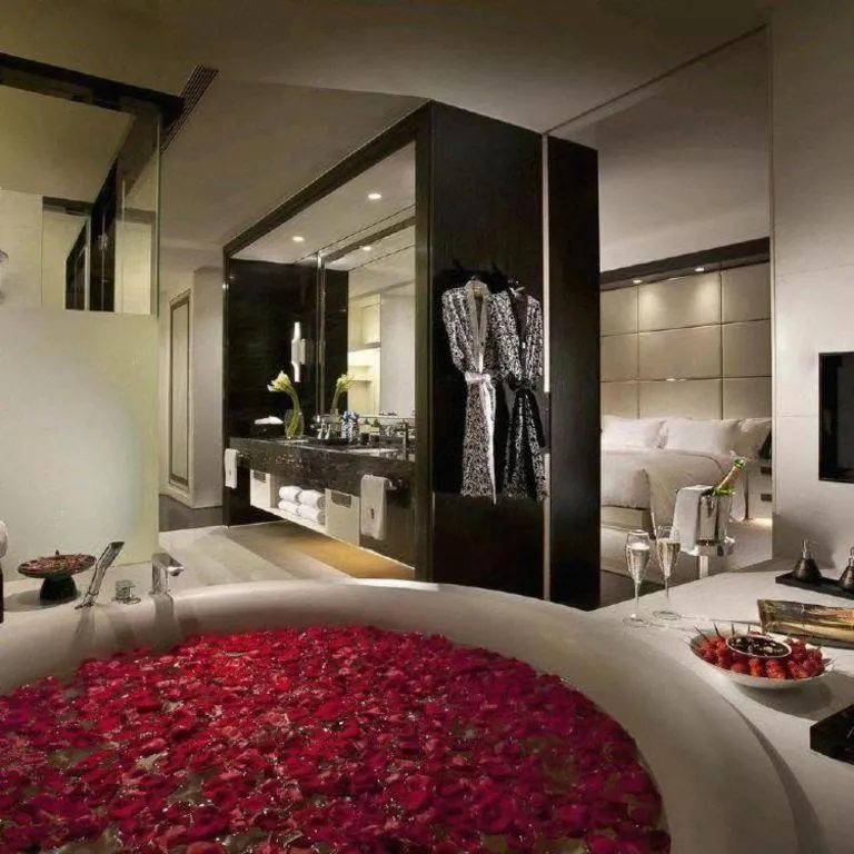 Bed in Banyan Tree Tianjin Riverside