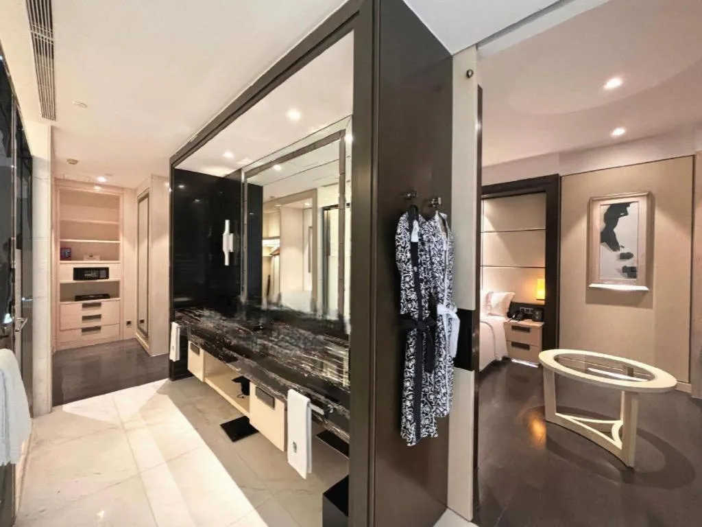 Bed in Banyan Tree Tianjin Riverside