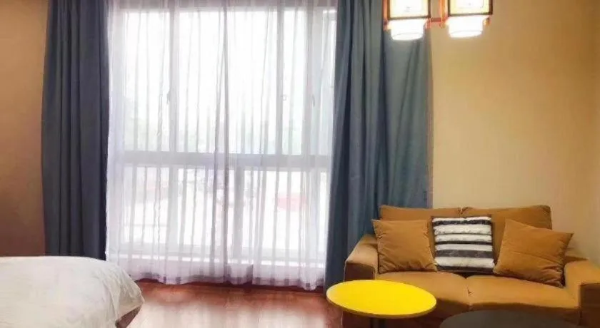 Bed in GreenTree Inn Jiaxing Tongxiang Tudian Express Hotel