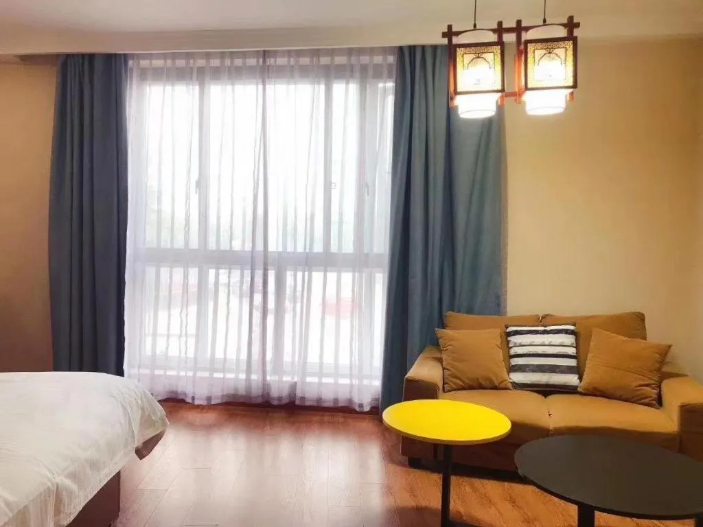 Bed in GreenTree Inn Jiaxing Tongxiang Tudian Express Hotel