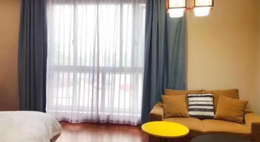 Bed in GreenTree Inn Jiaxing Tongxiang Tudian Express Hotel