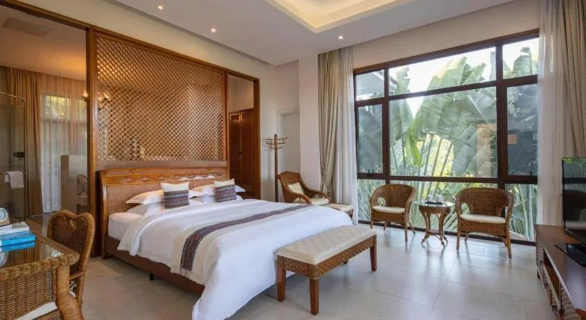 Bed in Nanshan Leisure Villas