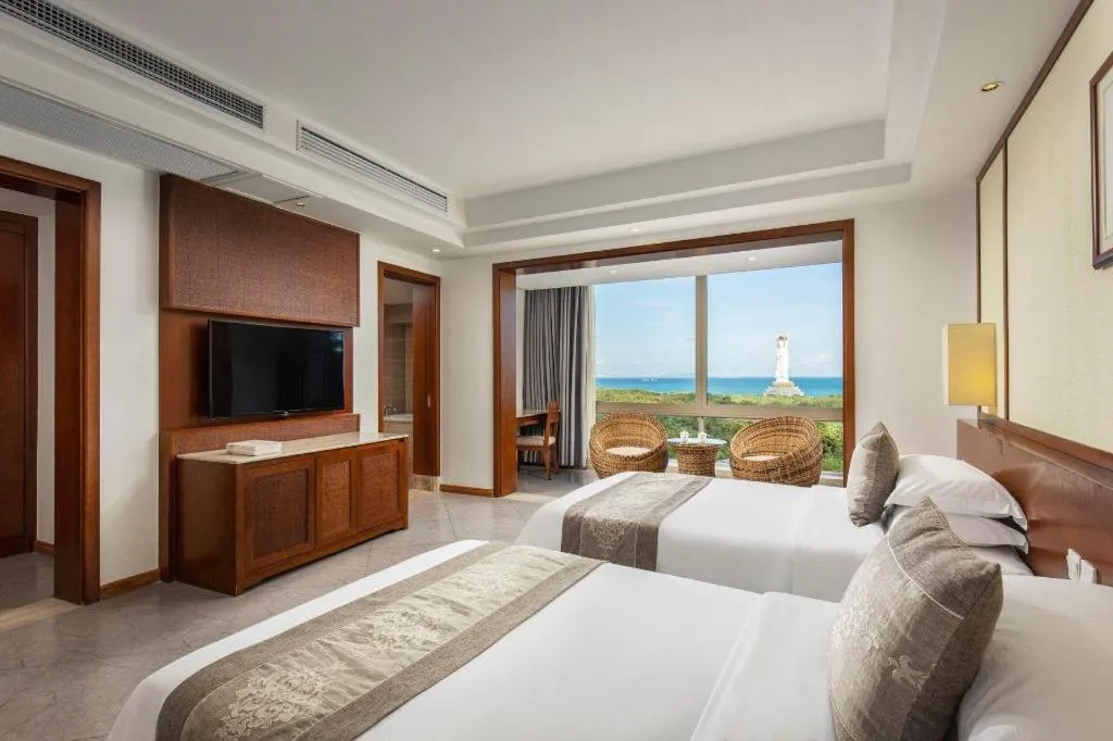 Bed in Nanshan Leisure Villas