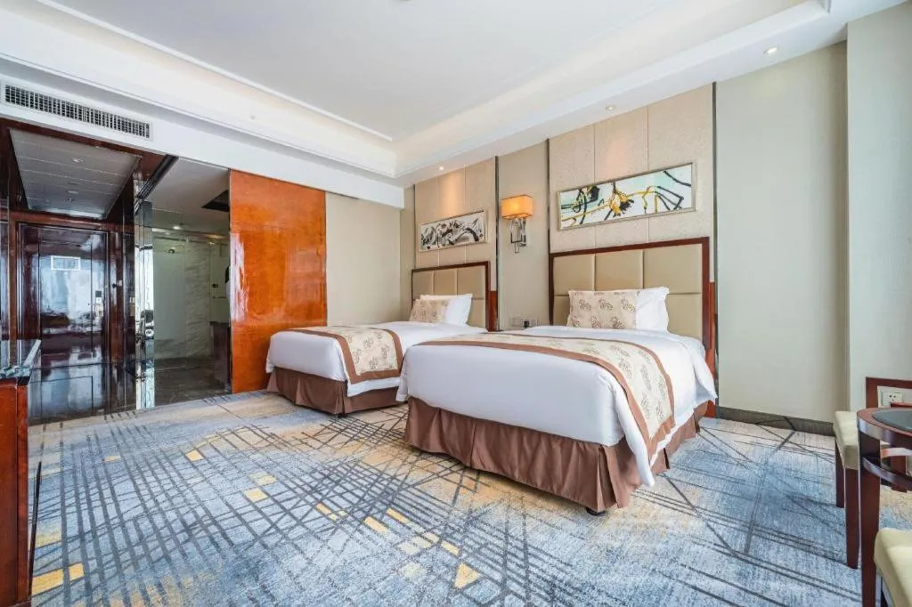 Bed in Eurasia Convention International Hotel