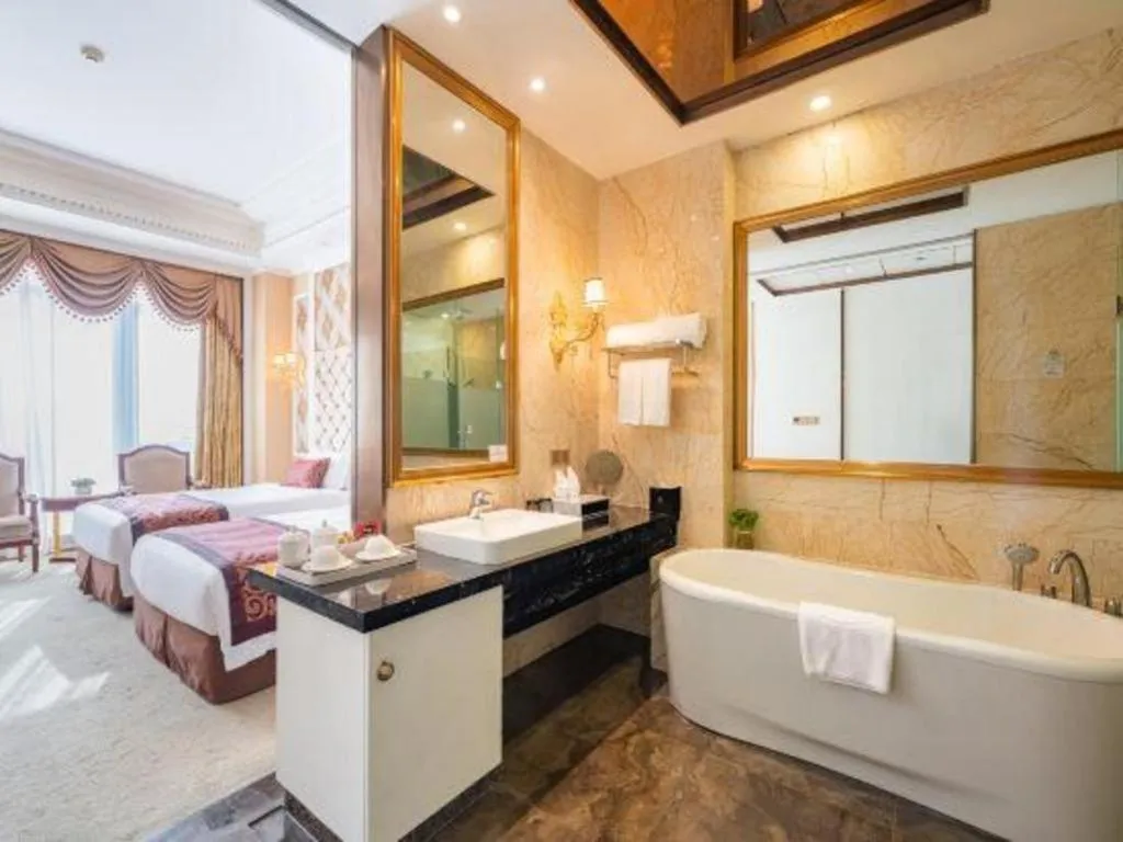 Bed in Eurasia Convention International Hotel