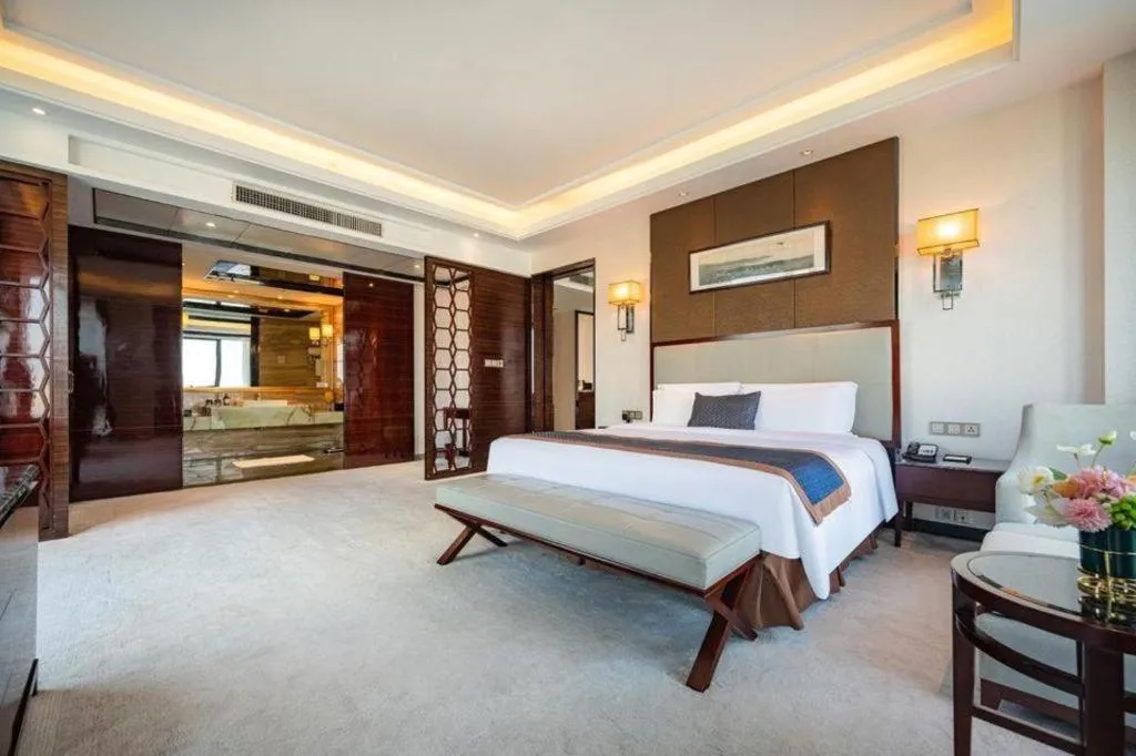 Bed in Eurasia Convention International Hotel