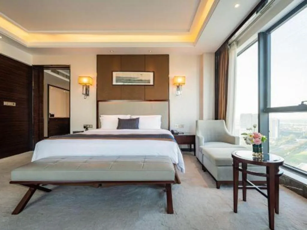 Bed in Eurasia Convention International Hotel