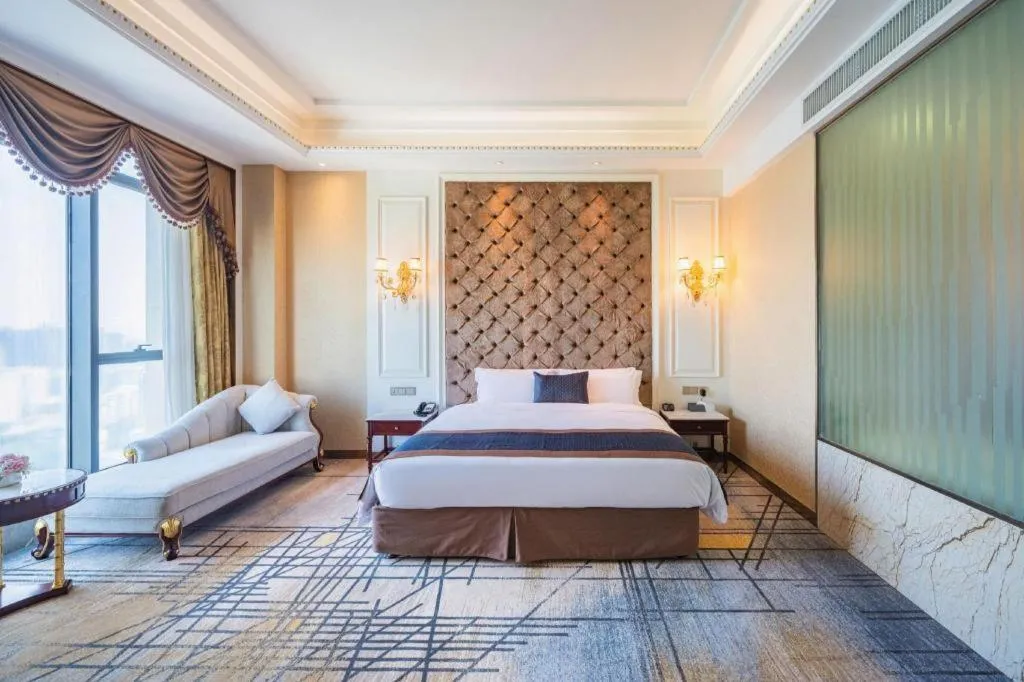 Bed in Eurasia Convention International Hotel