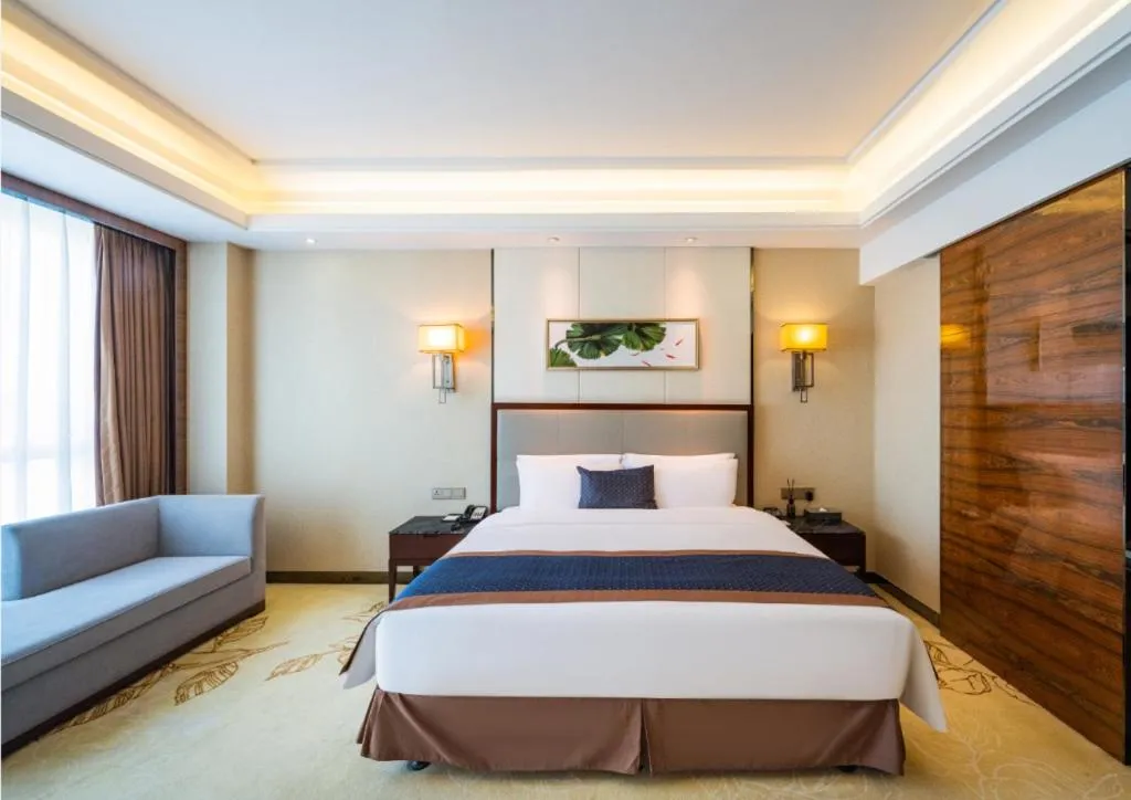 Bed in Eurasia Convention International Hotel