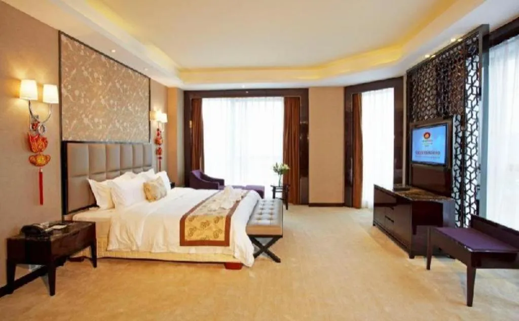 Bed in Eurasia Convention International Hotel