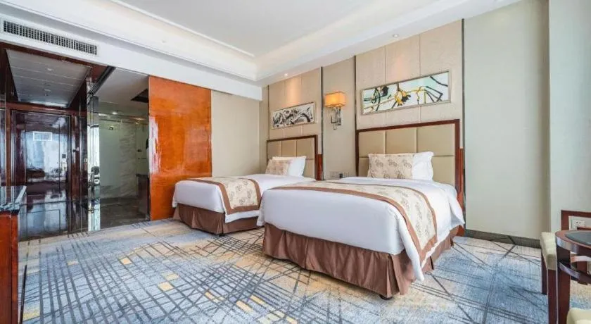 Bed in Eurasia Convention International Hotel