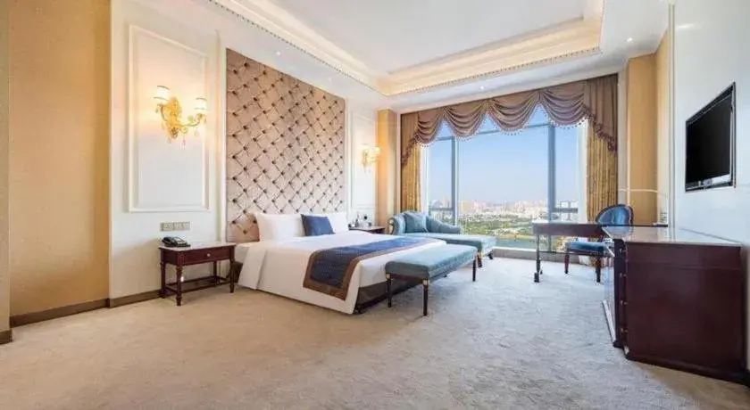 Bed in Eurasia Convention International Hotel Bed in Eurasia Convention International Hotel