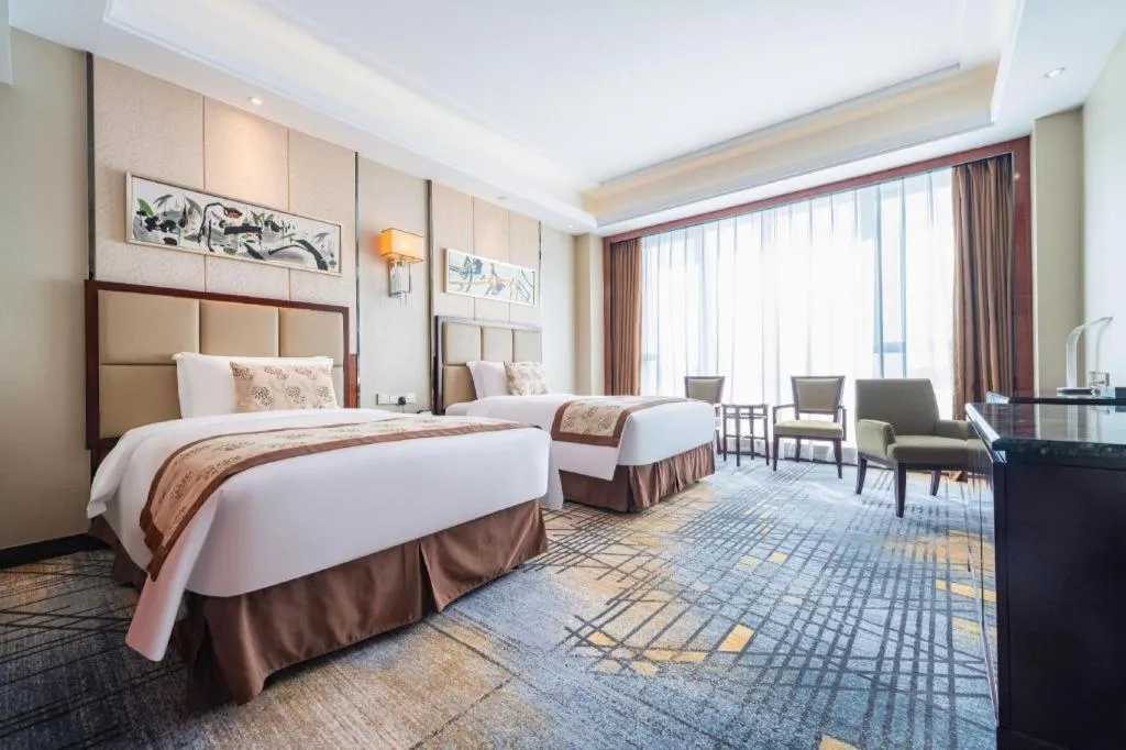 Bed in Eurasia Convention International Hotel