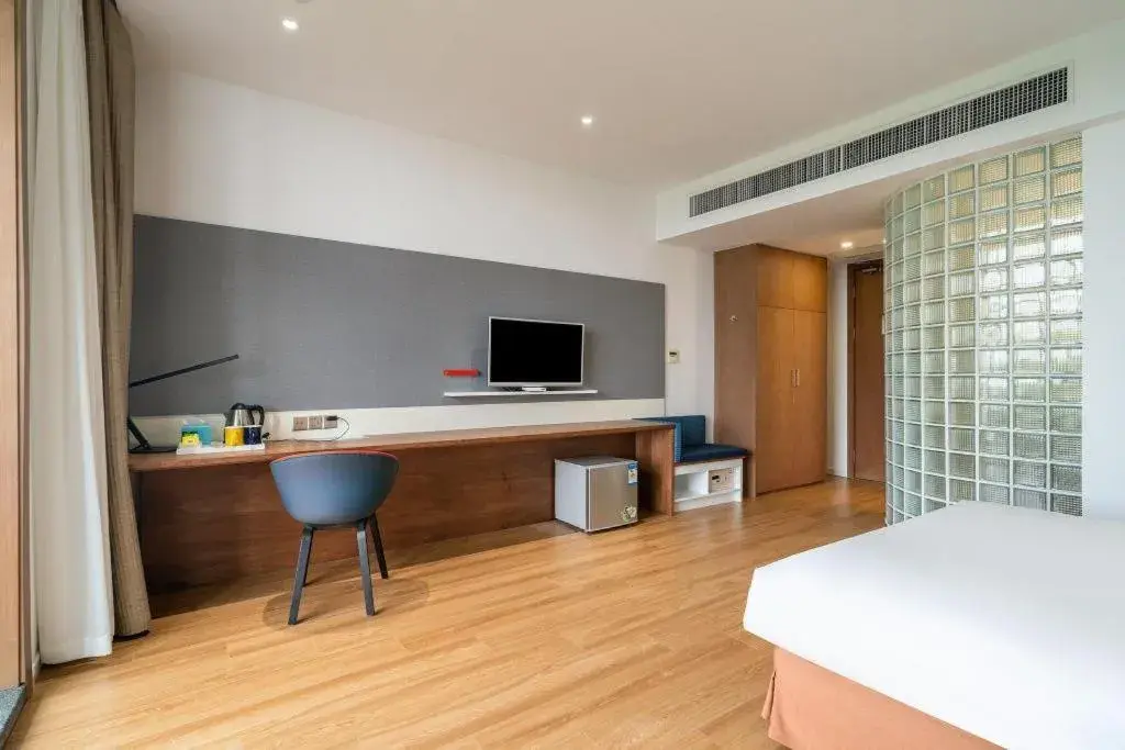 Bed in Holiday Inn Express Yangzhou City Center By IHG Bed in Holiday Inn Express Yangzhou City Center By IHG