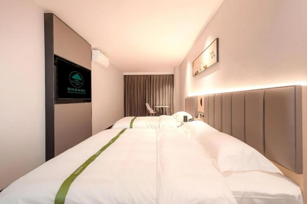 Bed in GreenTree Inn xinghua Middle Yingwu Road Express Hotel