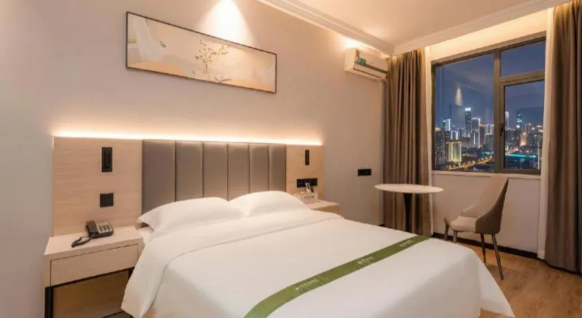 Bed in GreenTree Inn xinghua Middle Yingwu Road Express Hotel