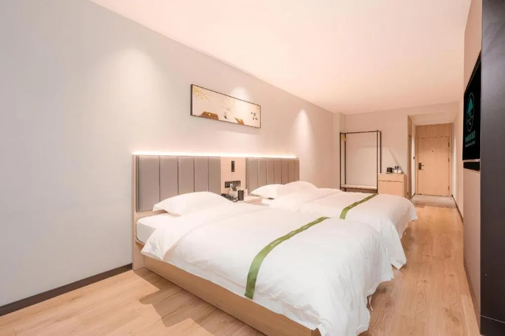 Bed in GreenTree Inn xinghua Middle Yingwu Road Express Hotel