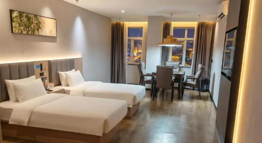 Bed in GreenTree Inn xinghua Middle Yingwu Road Express Hotel