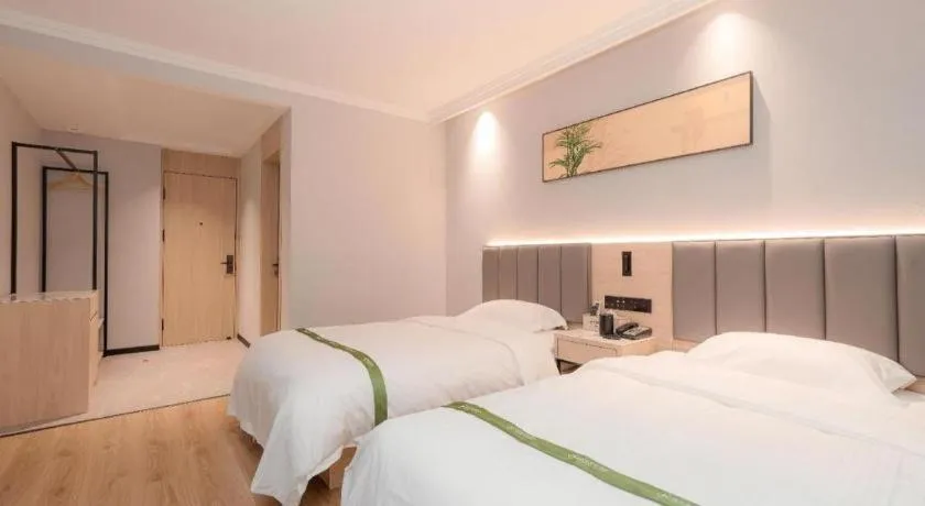 Bed in GreenTree Inn xinghua Middle Yingwu Road Express Hotel