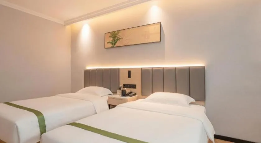 Bed in GreenTree Inn xinghua Middle Yingwu Road Express Hotel