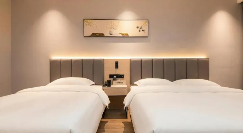 Bed in GreenTree Inn xinghua Middle Yingwu Road Express Hotel