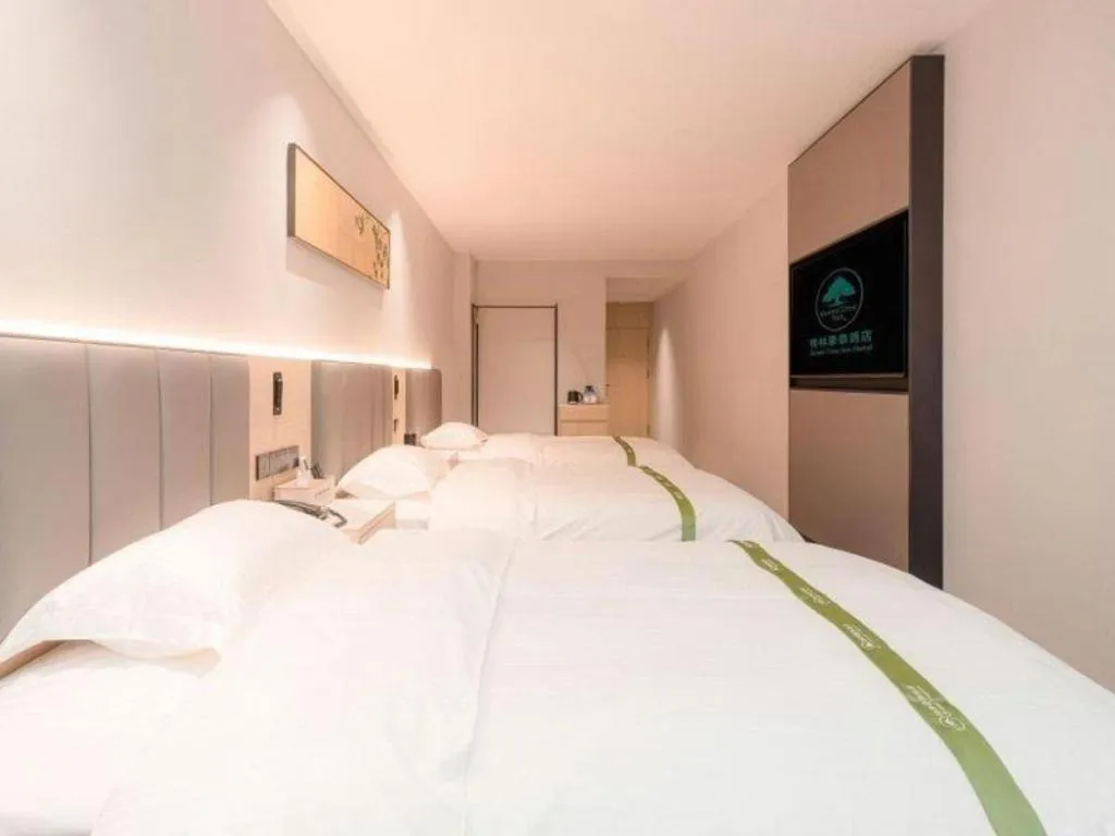 Bed in GreenTree Inn xinghua Middle Yingwu Road Express Hotel