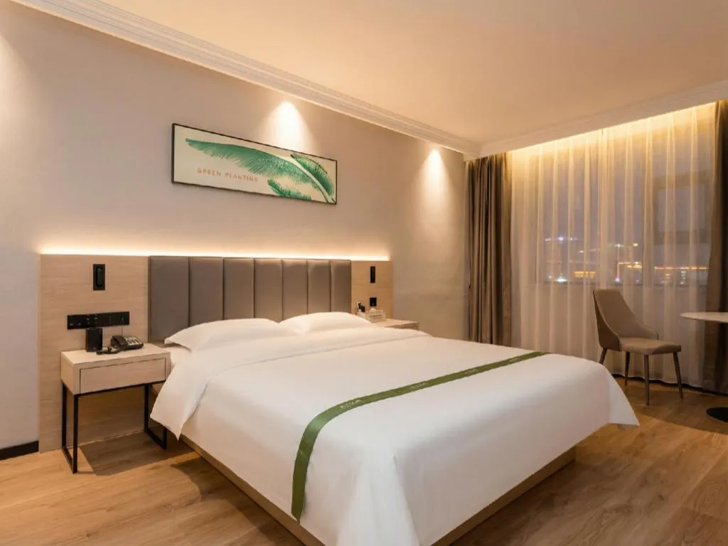 Bed in GreenTree Inn xinghua Middle Yingwu Road Express Hotel
