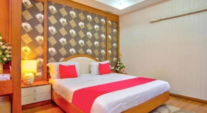 Bed in Thaiasia Goldensea Resort