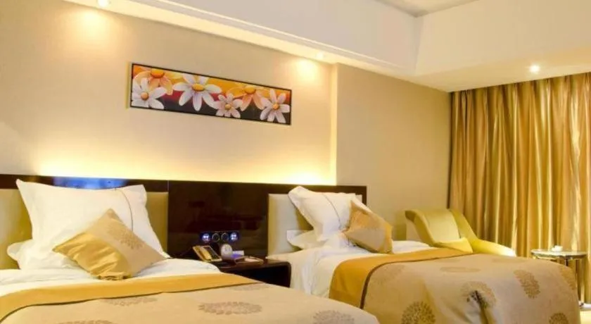 Bed in Xin Sheng Da Hong Sheng International Hotel