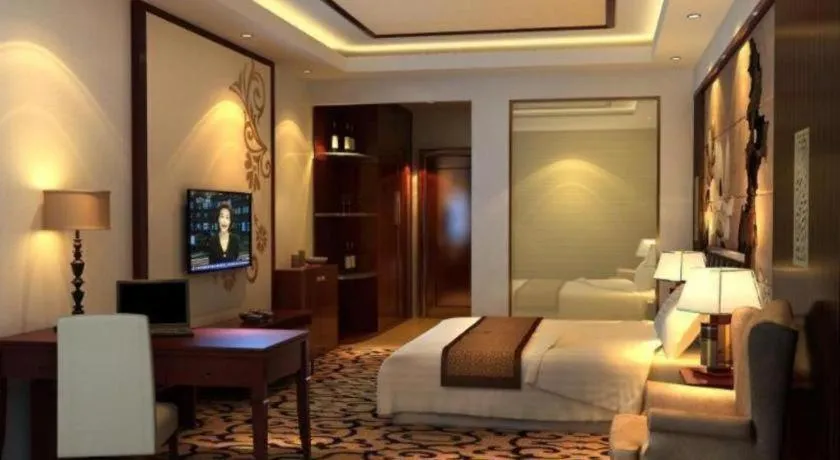 Bed in Xin Sheng Da Hong Sheng International Hotel