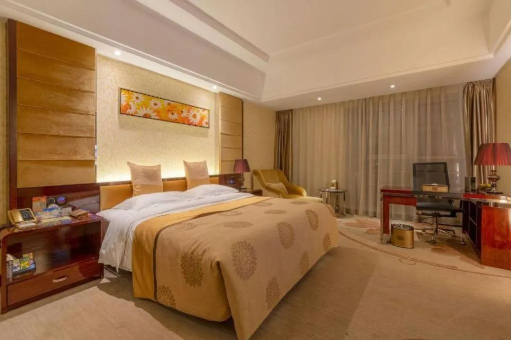 Bed in Xin Sheng Da Hong Sheng International Hotel
