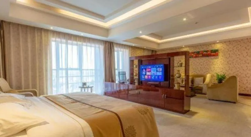 Bed in Xin Sheng Da Hong Sheng International Hotel