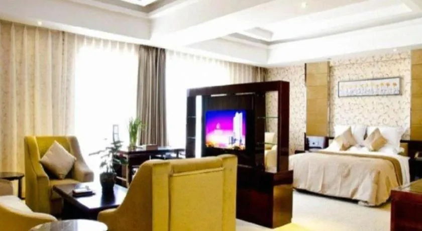 Bed in Xin Sheng Da Hong Sheng International Hotel