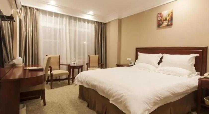 Bed in GreenTree Inn Puyang Pushang Huanghe Road