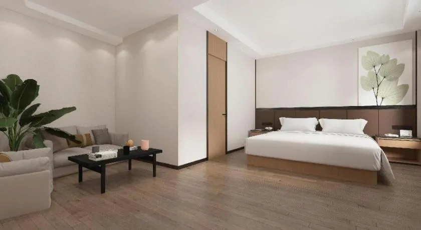 Bed in GreenTree Inn Puyang Pushang Huanghe Road