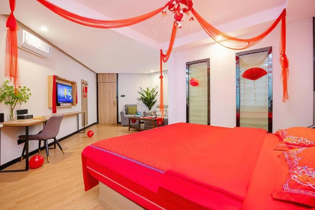 Bed in GreenTree Inn Puyang Pushang Huanghe Road