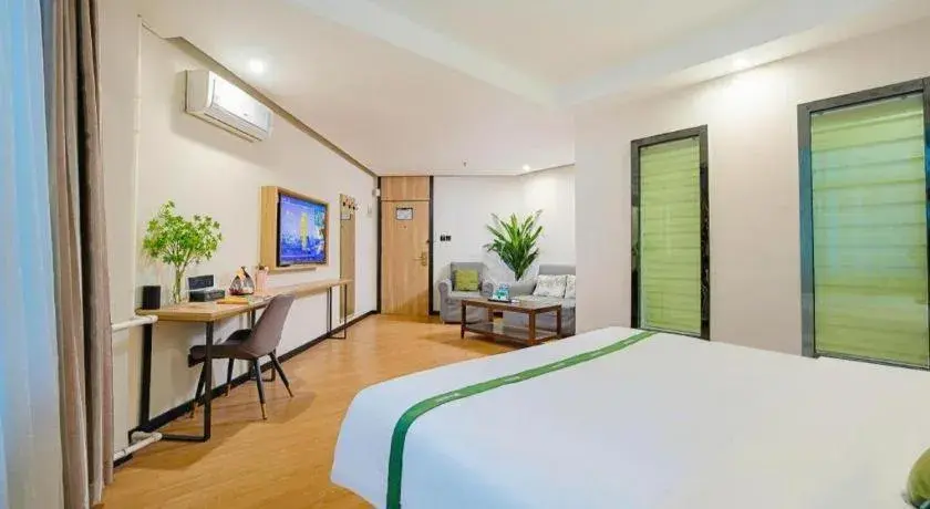 Bed in GreenTree Inn Puyang Pushang Huanghe Road Bed in GreenTree Inn Puyang Pushang Huanghe Road