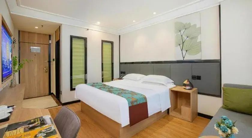 Bed in GreenTree Inn Puyang Pushang Huanghe Road Bed in GreenTree Inn Puyang Pushang Huanghe Road