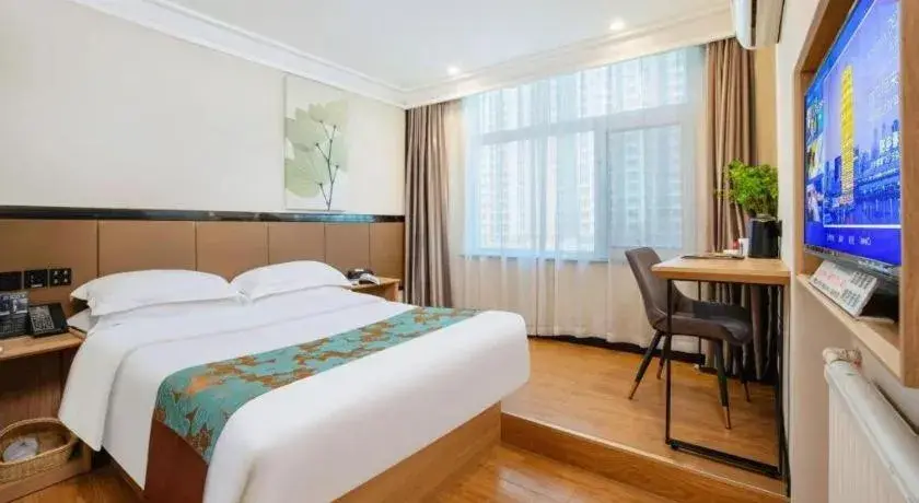 Bed in GreenTree Inn Puyang Pushang Huanghe Road Bed in GreenTree Inn Puyang Pushang Huanghe Road