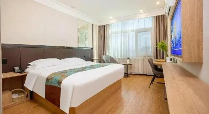 Bed in GreenTree Inn Puyang Pushang Huanghe Road Bed in GreenTree Inn Puyang Pushang Huanghe Road